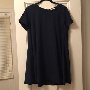 Lush Babydoll Dress - Navy